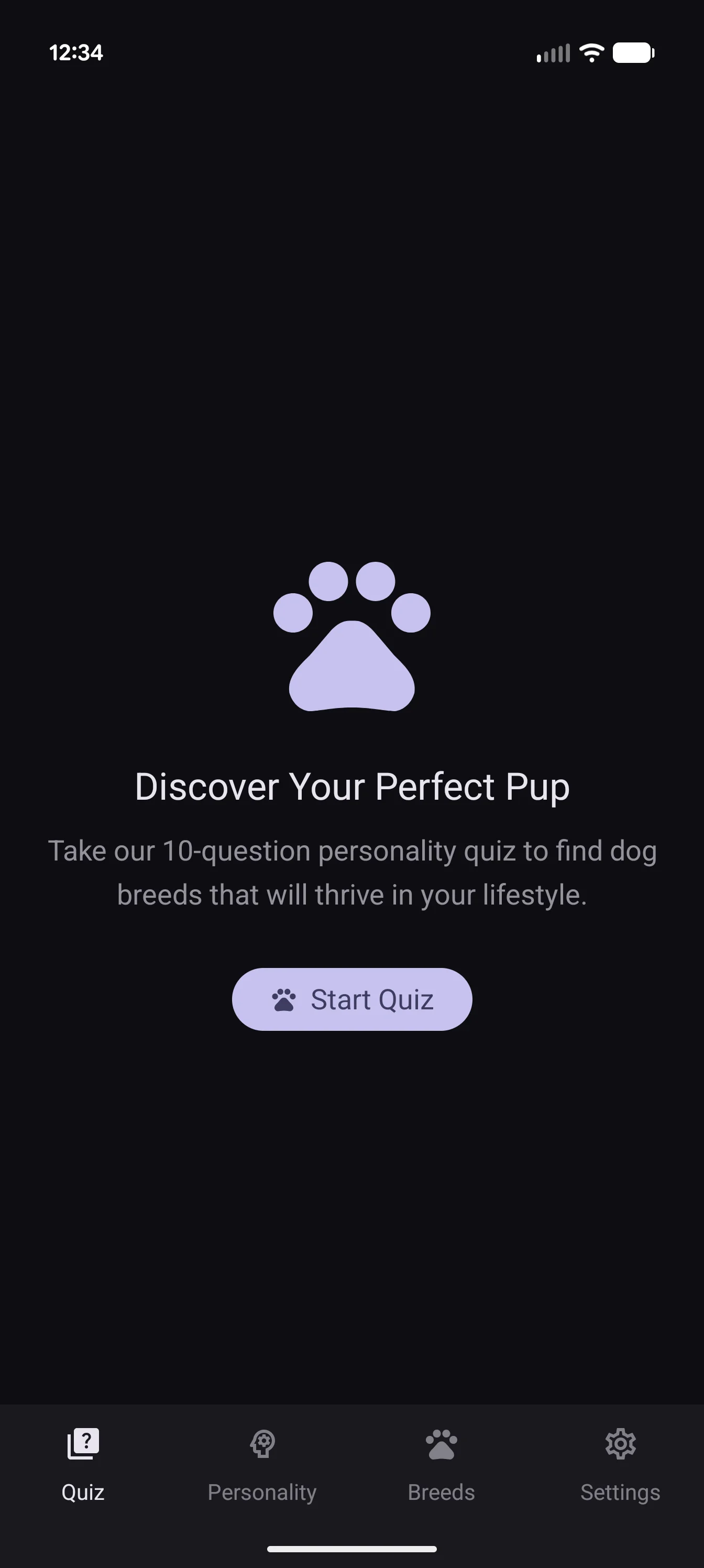 Pawsonality screenshot 1